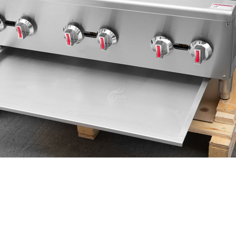 Commercial Gas Stove Cooking Range Countertop 6 Burner (EHP-6S) 7