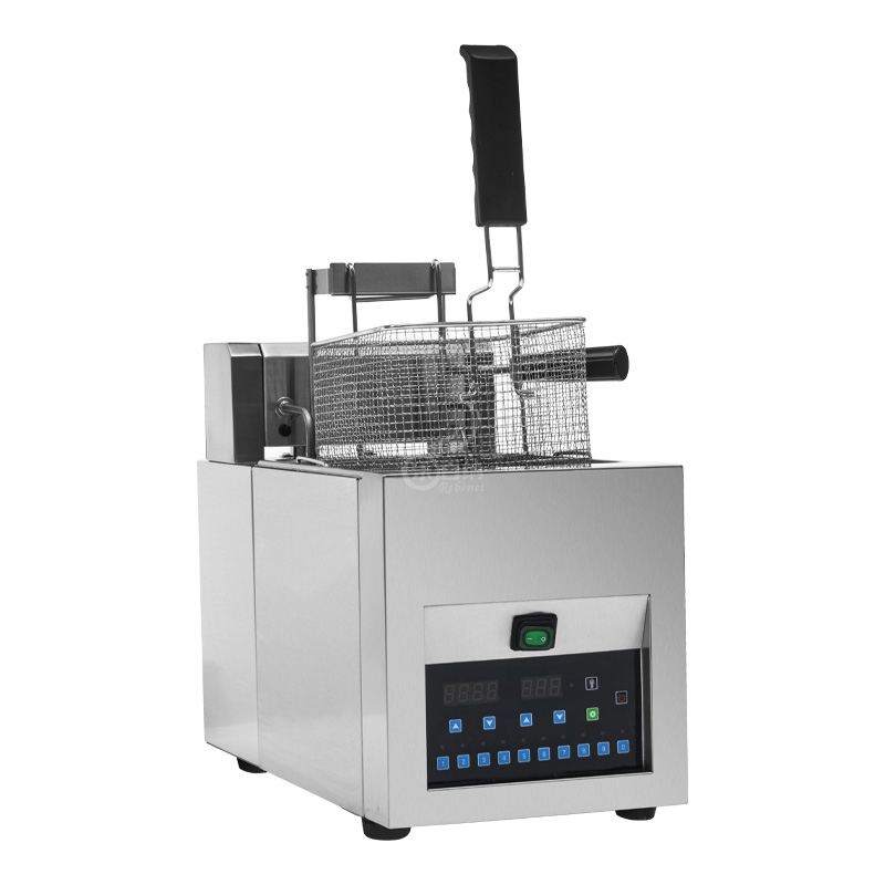 8L Auto Lift Up Fryer Countertop Commercial (DF-8S) 9