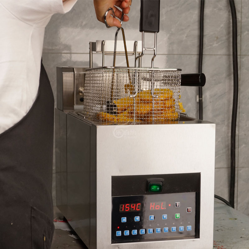 8L Auto Lift Up Fryer Countertop Commercial (DF-8S) 10