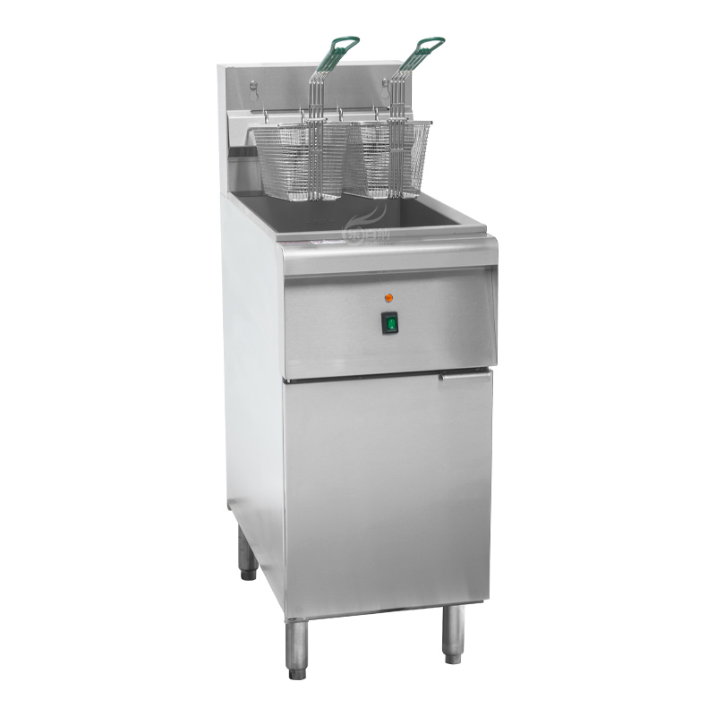 380V/3N Commercial Electric Fryer for Sale, 40 LBS / 20L Capacity (OV-20) 1