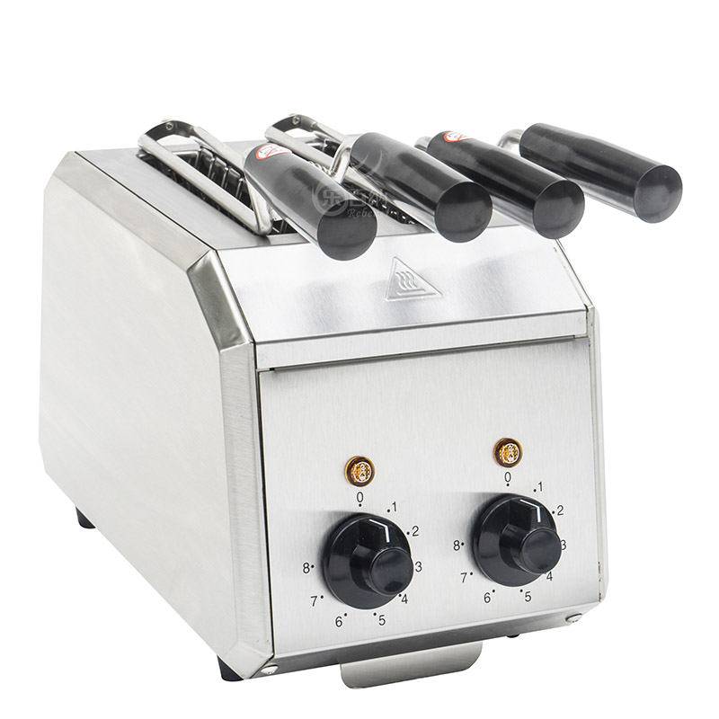 OEM/ODM 2 Tongs Sandwich Toaster , Stainless Steel Housing, 230V (2ATS-H) 2
