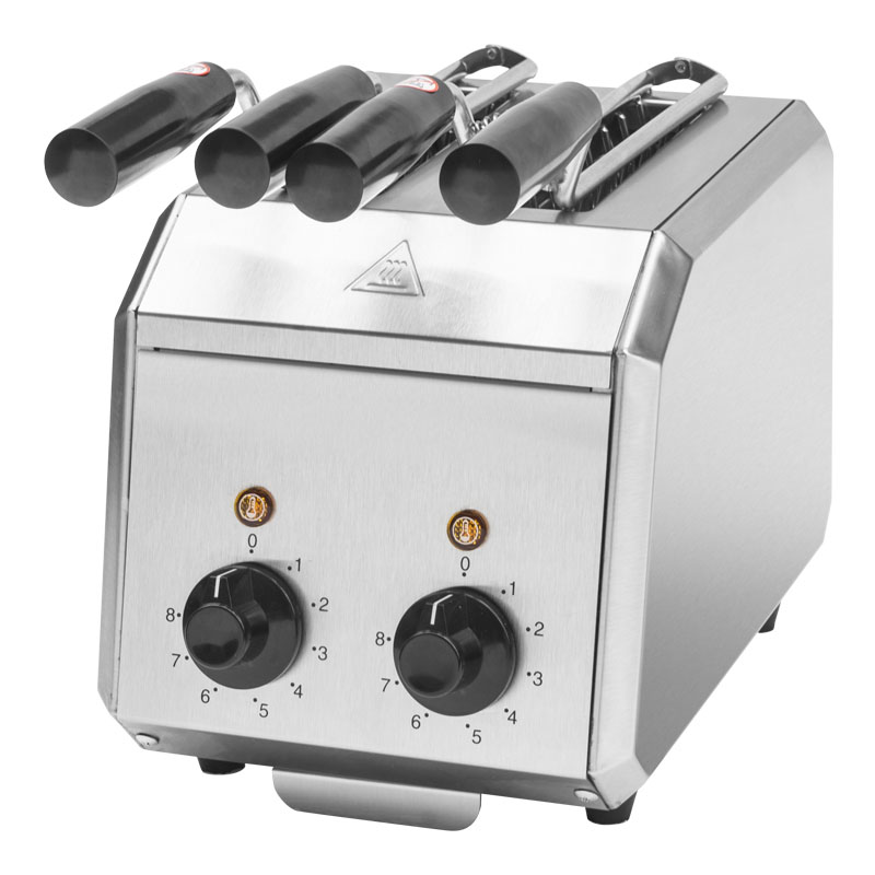 OEM/ODM 2 Tongs Sandwich Toaster , Stainless Steel Housing, 230V (2ATS-H) 4