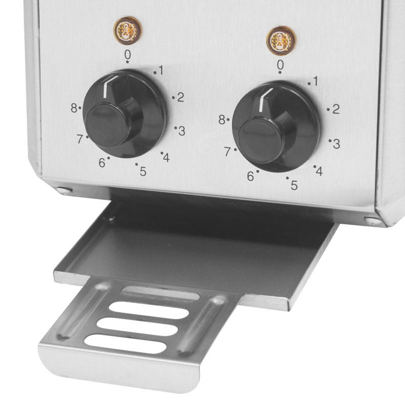 OEM/ODM 2 Tongs Sandwich Toaster , Stainless Steel Housing, 230V (2ATS-H) 6