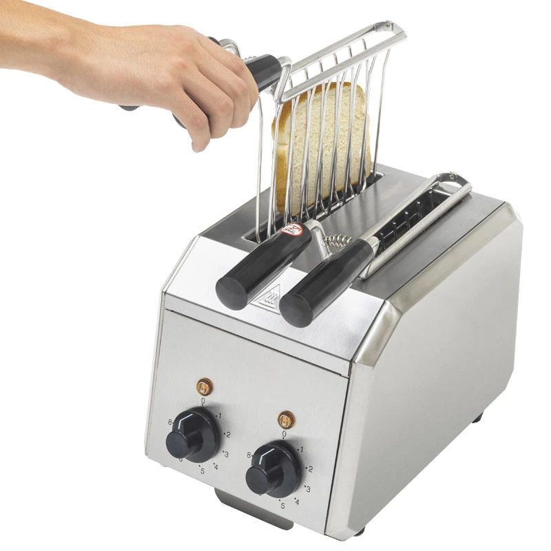 OEM/ODM 2 Tongs Sandwich Toaster , Stainless Steel Housing, 230V (2ATS-H) 1