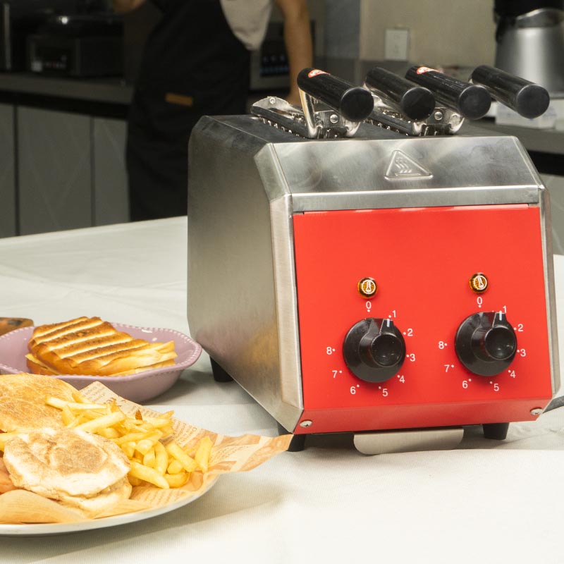 OEM/ODM 2 Tongs Sandwich Toaster , Stainless Steel Housing, 230V (2ATS-H) 9