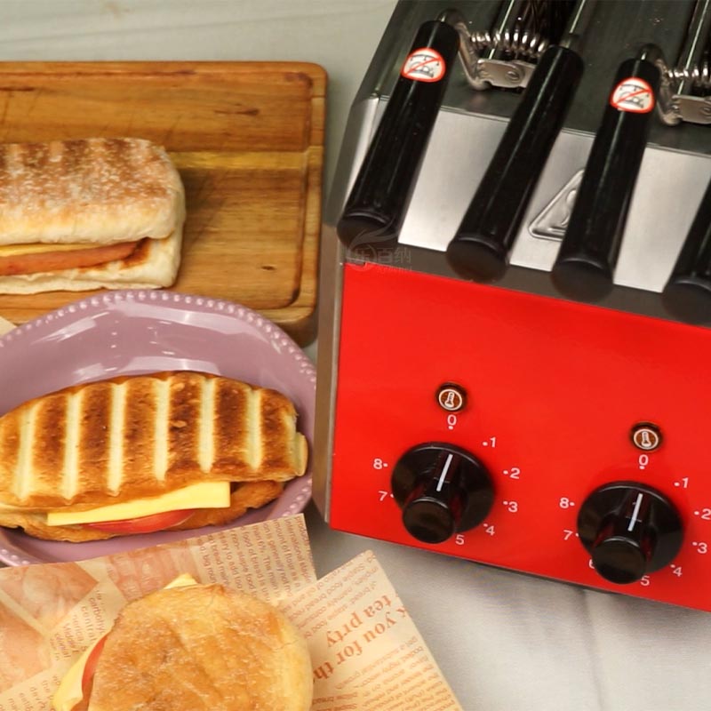 OEM/ODM 2 Tongs Sandwich Toaster , Stainless Steel Housing, 230V (2ATS-H) 10
