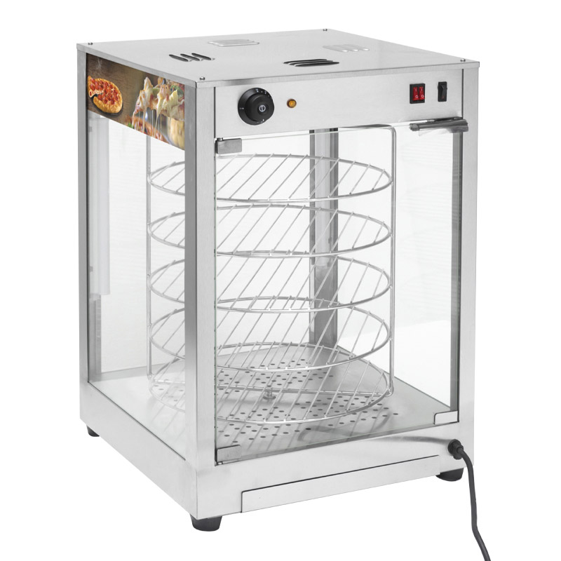 Expositor giratorio para pizzas de 5 niveles con servicio completo (DH-13) 3