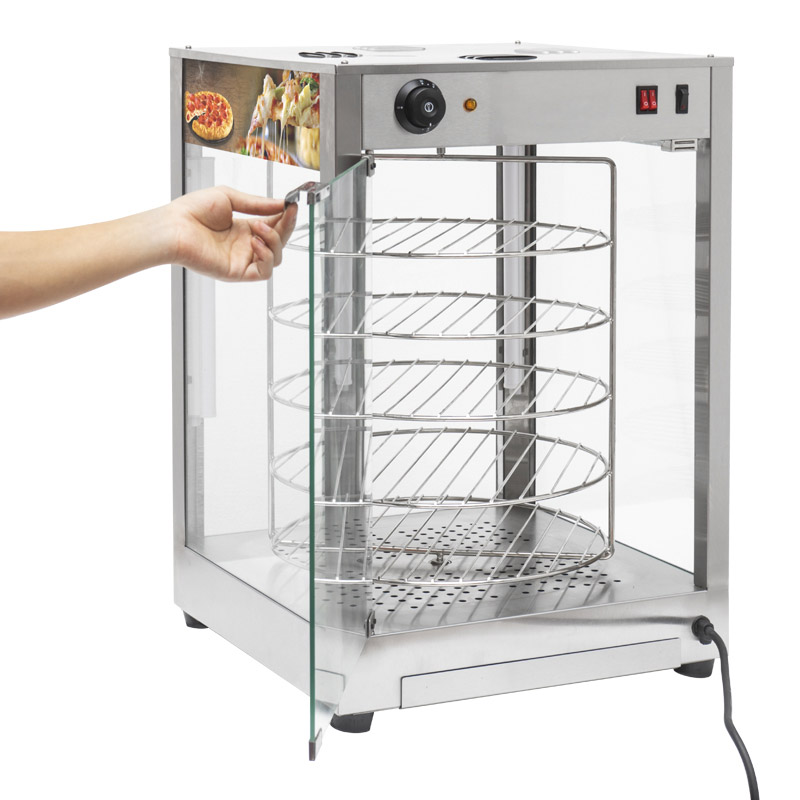 Expositor giratorio para pizzas de 5 niveles con servicio completo (DH-13) 2