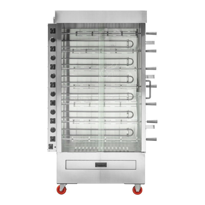 Asador de pollos eléctrico comercial 3/7 Spits (KJ-7CE) en venta 6