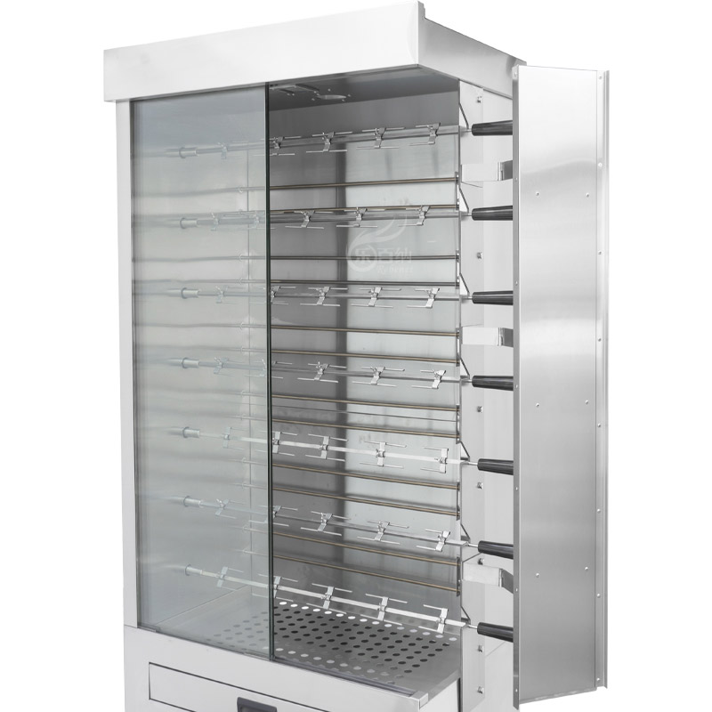 Asador de pollos eléctrico comercial 3/7 Spits (KJ-7CE) en venta 2