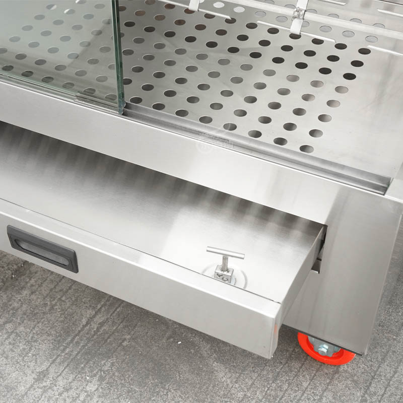 Asador de pollos eléctrico comercial 3/7 Spits (KJ-7CE) en venta 5
