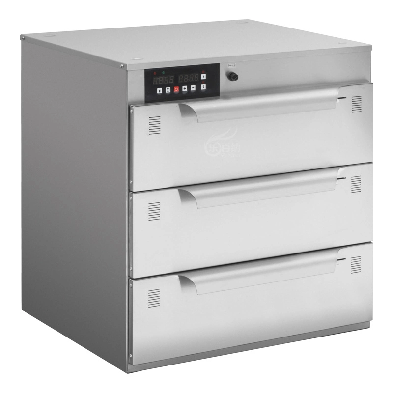 OEM/ODM Digital Control 1/2/3 Deck Food Warmer Drawer, Narrow/Wide Configuration (WL-03H) 1