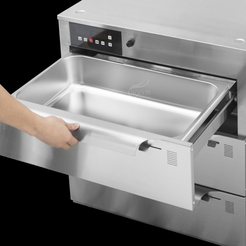 OEM/ODM Digital Control 1/2/3 Deck Food Warmer Drawer, Narrow/Wide Configuration (WL-03H) 7