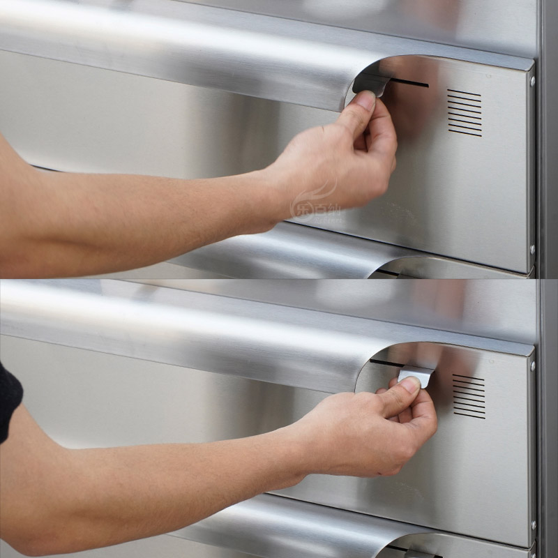 OEM/ODM Digital Control 1/2/3 Deck Food Warmer Drawer, Narrow/Wide Configuration (WL-03H) 6