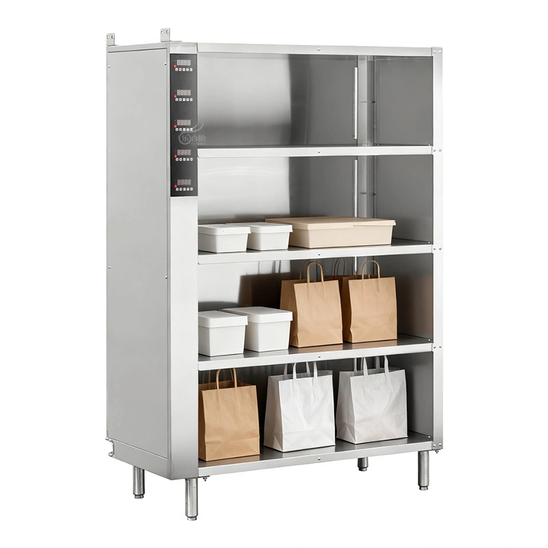 2/3/4/4/5 estante comercial con calefacción climatoria Estación de comida para llevar (FW-Gr-5) 1