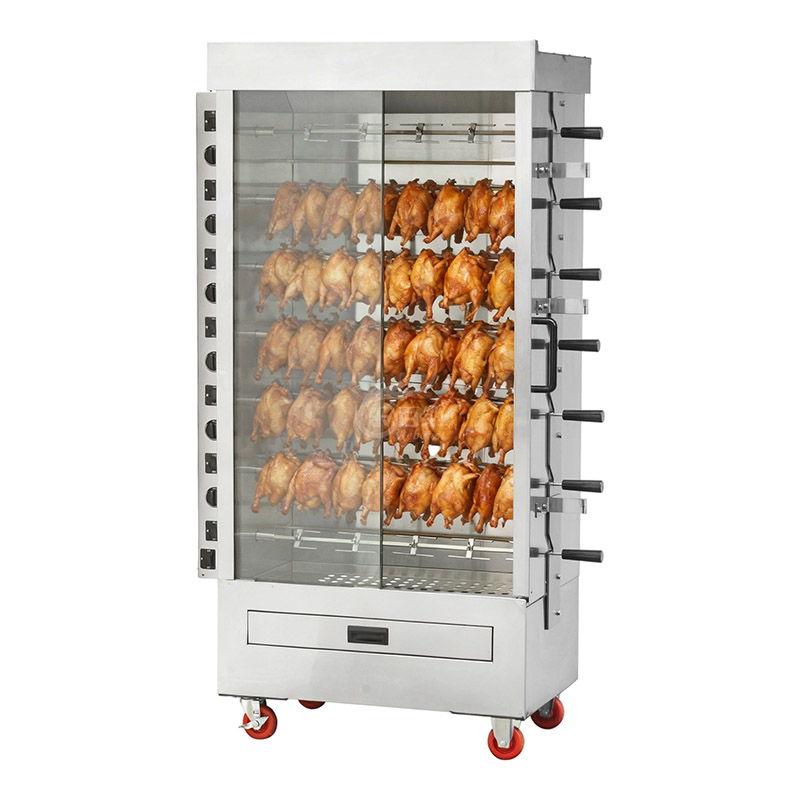 Asador de pollos eléctrico comercial 3/7 Spits (KJ-7CE) en venta 1