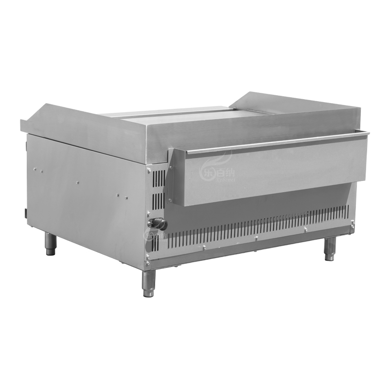 Heavy Duty 36 inch Gas Raised Griddle Broiler, Cast Iron Burner (GS36LT) 6