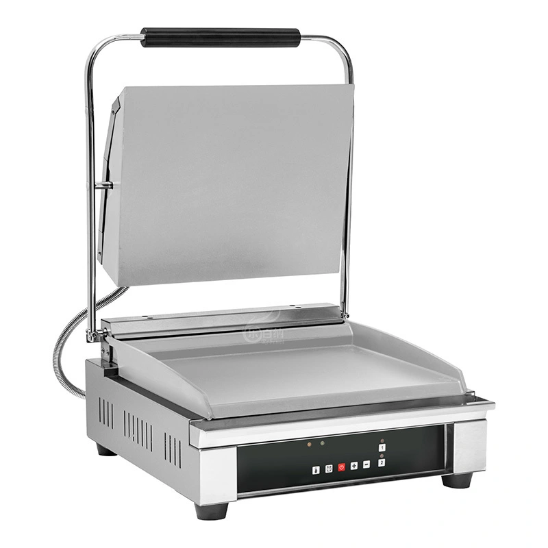 Commercial Panini Press Grill Station with Non-stick Release Sheet, Cast Aluminum Plate (GH-816) 1