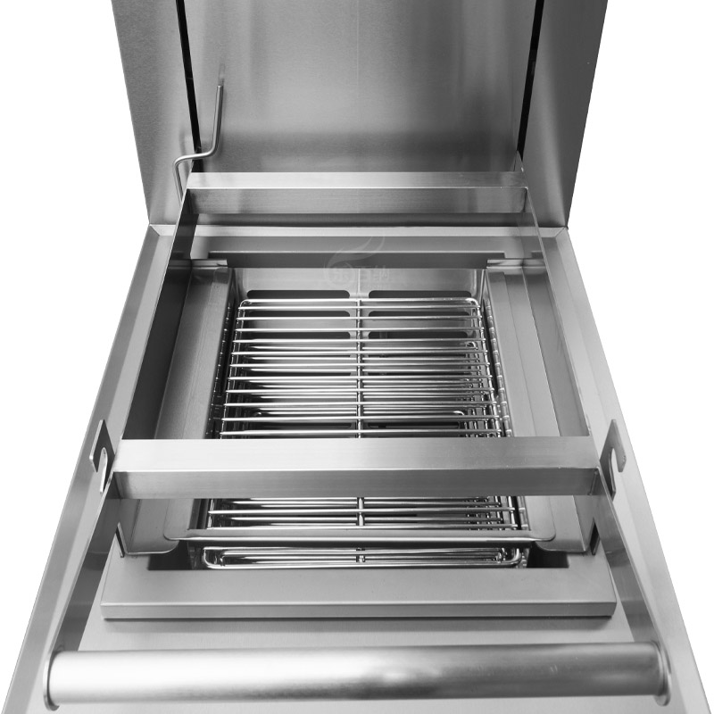 Commercial Electric Rack Fryer with Lifting System for Batch Deep Frying Chicken(EPF-8) 11
