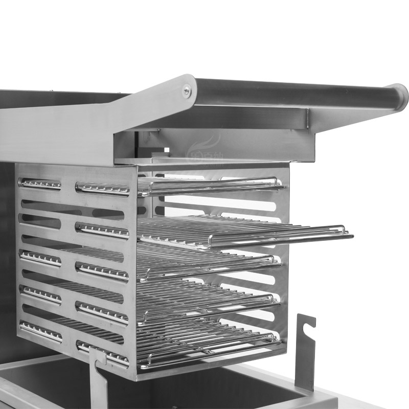 Commercial Electric Rack Fryer with Lifting System for Batch Deep Frying Chicken(EPF-8) 8