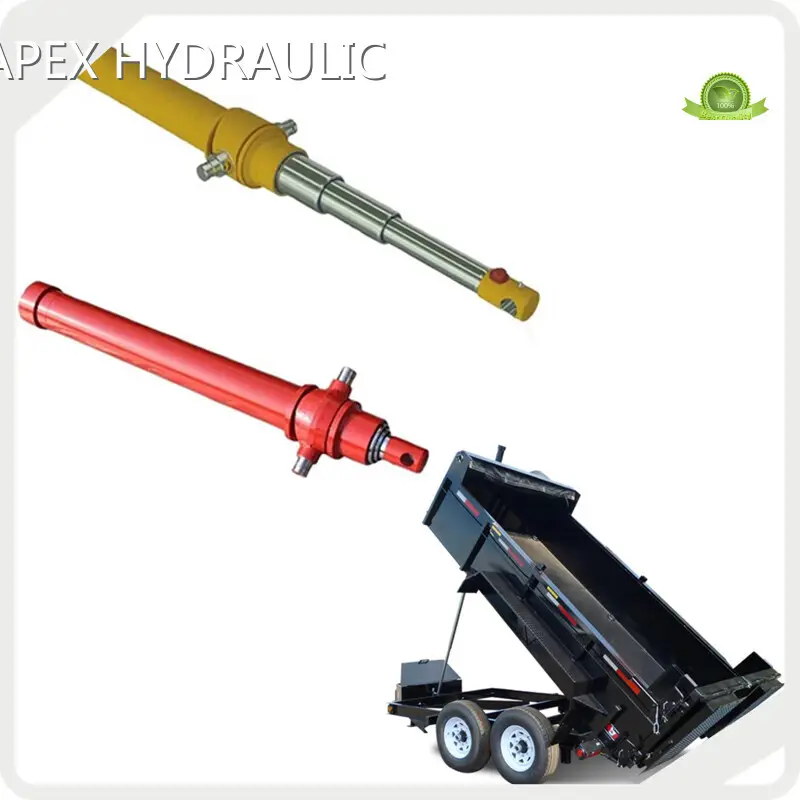 Cilindro de reboque basculante de 5 estágios mais recente, liga de aço de alta resistência APEX HYDRAULIC Company 1