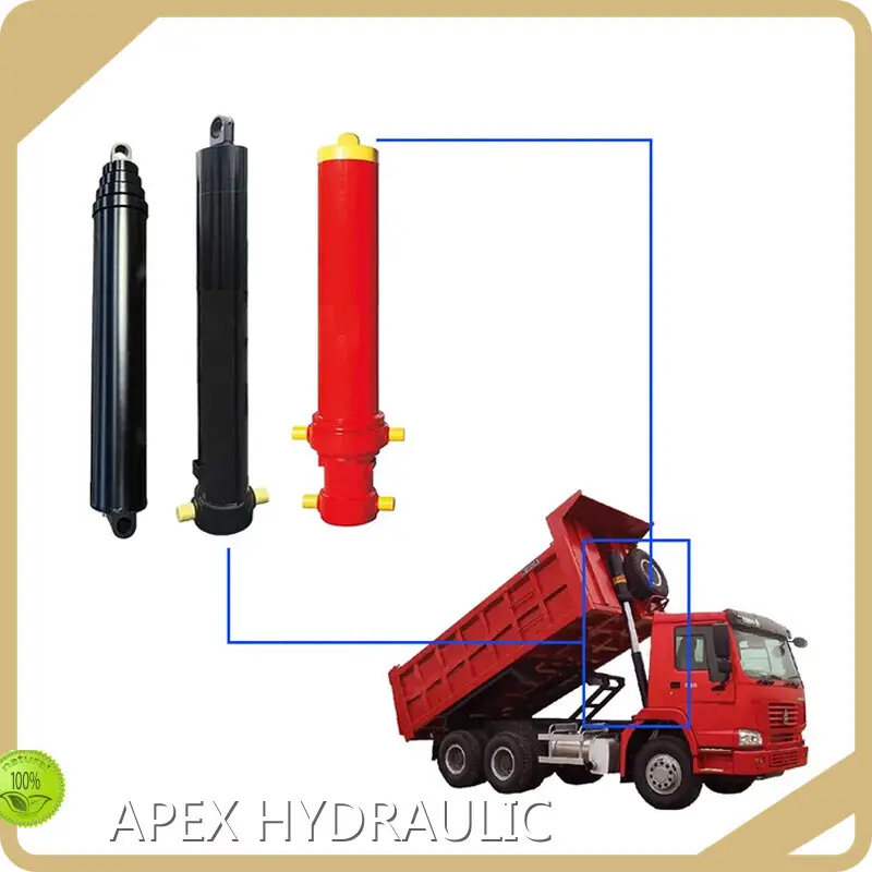Fornecedor de cilindro de elevação de caminhão basculante de marca HIDRÁULICA APEX 1