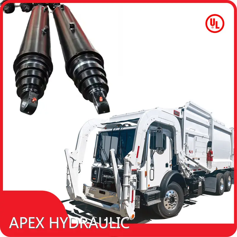 Cylindre hydraulique de camion à ordures 2500 PSI 2 pouces fournisseurs 1