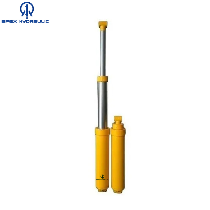 Multistage Small Hydraulic Telescopic Cylinder for Dump Trailer 3