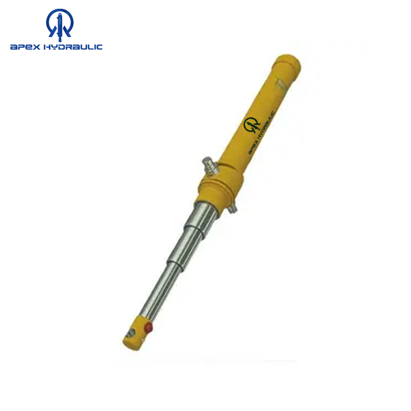Multistage Small Hydraulic Telescopic Cylinder for Dump Trailer 4