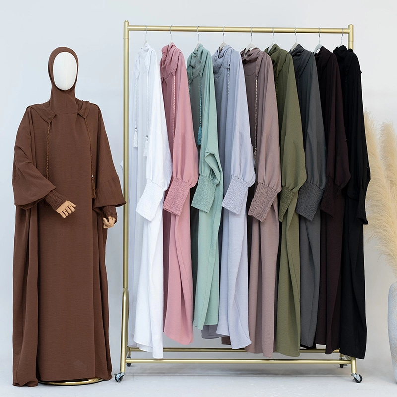 Hoodies Pakaian Sederhana Islami Abaya Sukan Untuk Wanita - Tekstil Qidian 1