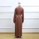 Customizedopen Abaya with Buttons for Supermarket 3