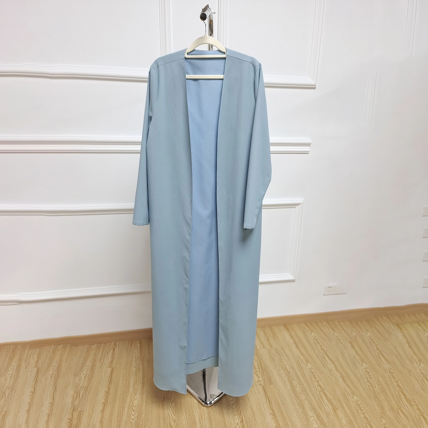 2024 Aschulman  EID Solid Color Wholesale Factory Price Muslim Clothing Dress Women Lady Elegant for Women 1