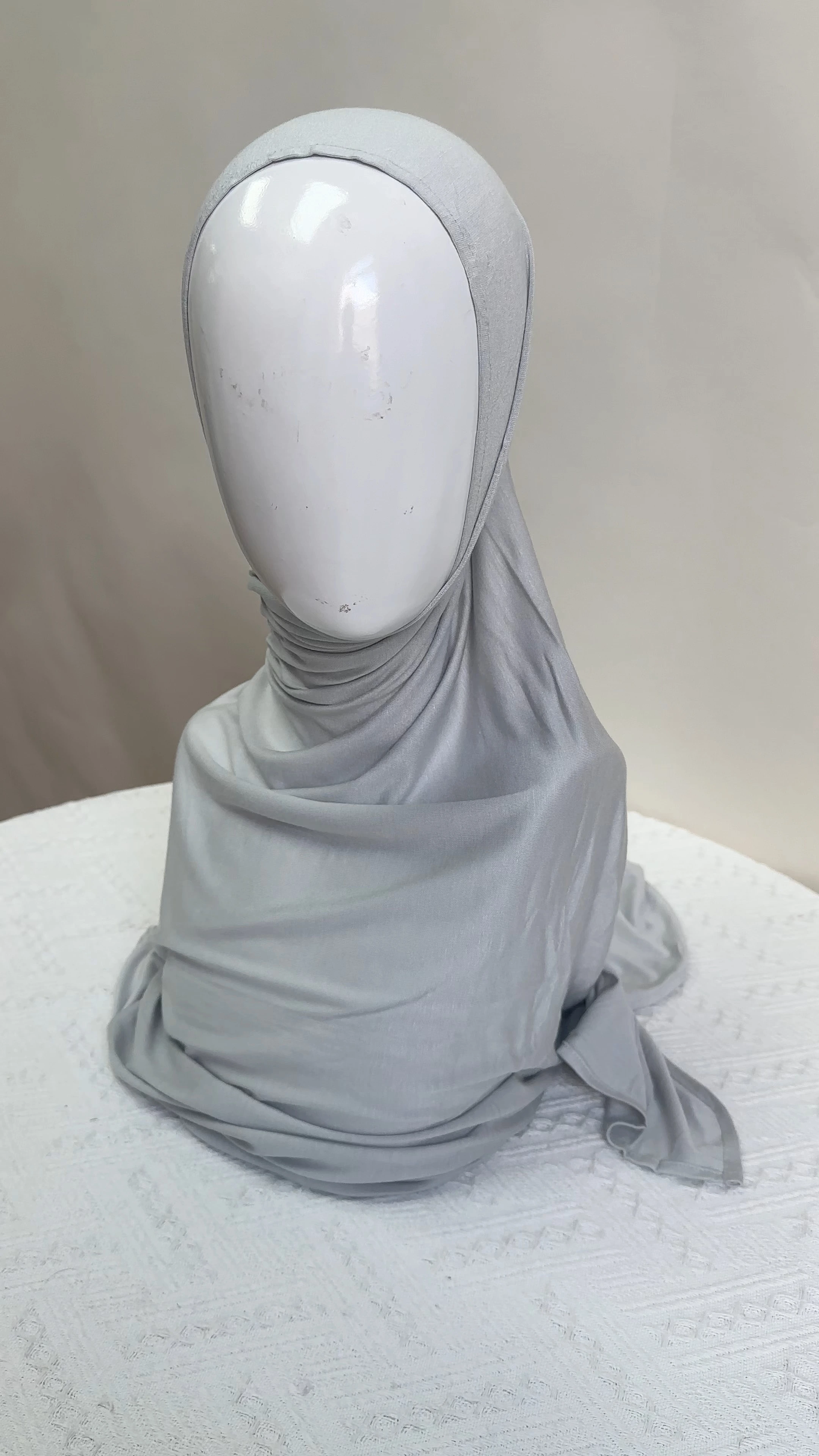 Hijab en jersey de coton de qualité supérieure, écharpe extensible, hijab musulman 1