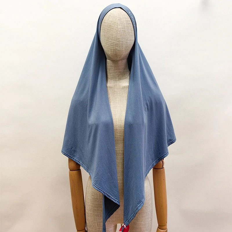 Hijab personnalisé, nouvelle mode, une pièce, respirant, séchage rapide, doux, écharpe islamique, élastique, sport musulman 1