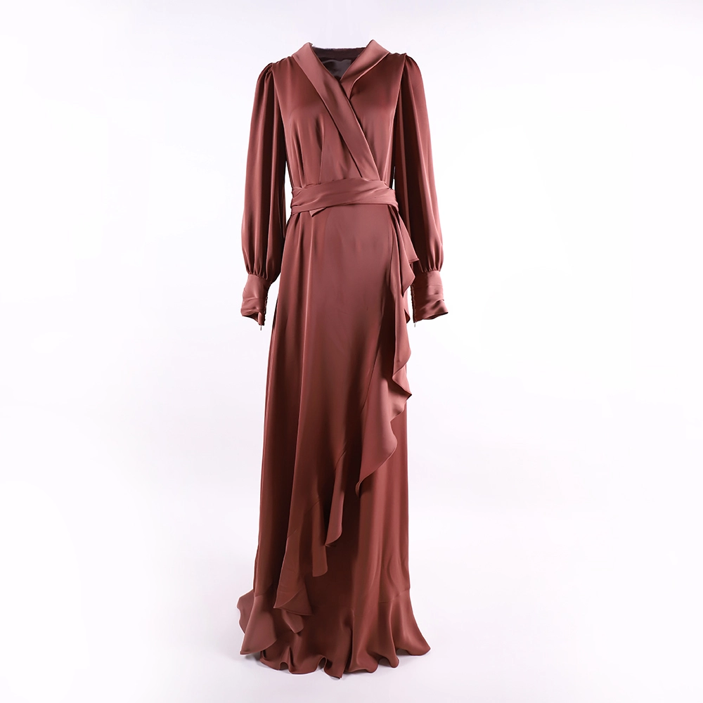 New customization  Style  satin  Spring and Autumn Season Muslim Women  dress-1722423426079963 1