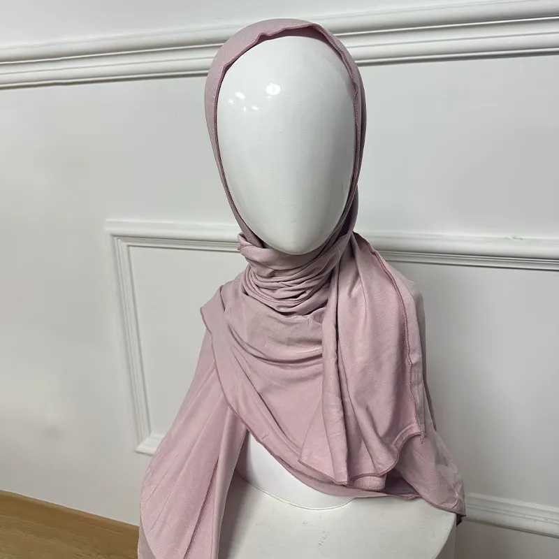Hot Selling Blue Jersey Hijab Supplier for Supermarket 2