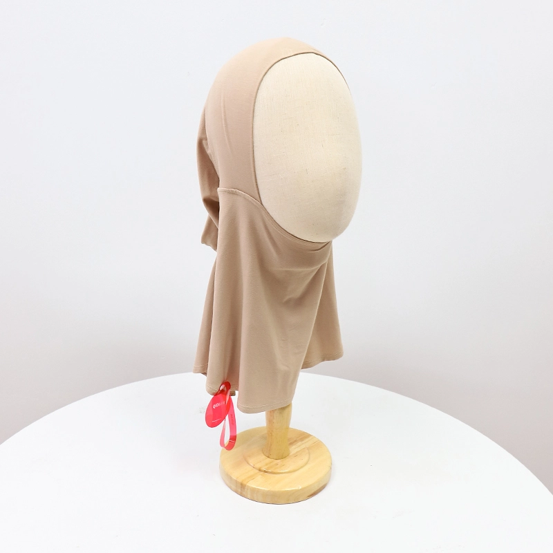 Cou couvert Ninja intérieur Hijab confortable Double élastique sous-écharpe bambou Jersey femmes musulmanes 1