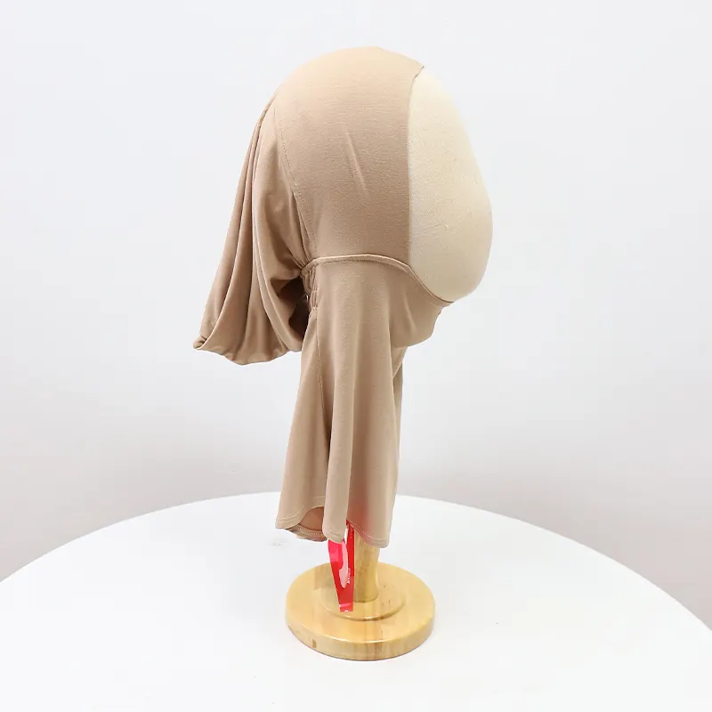 Qidian Textile Hijab Undercap with Ear Holes Factory Direct Supply 4