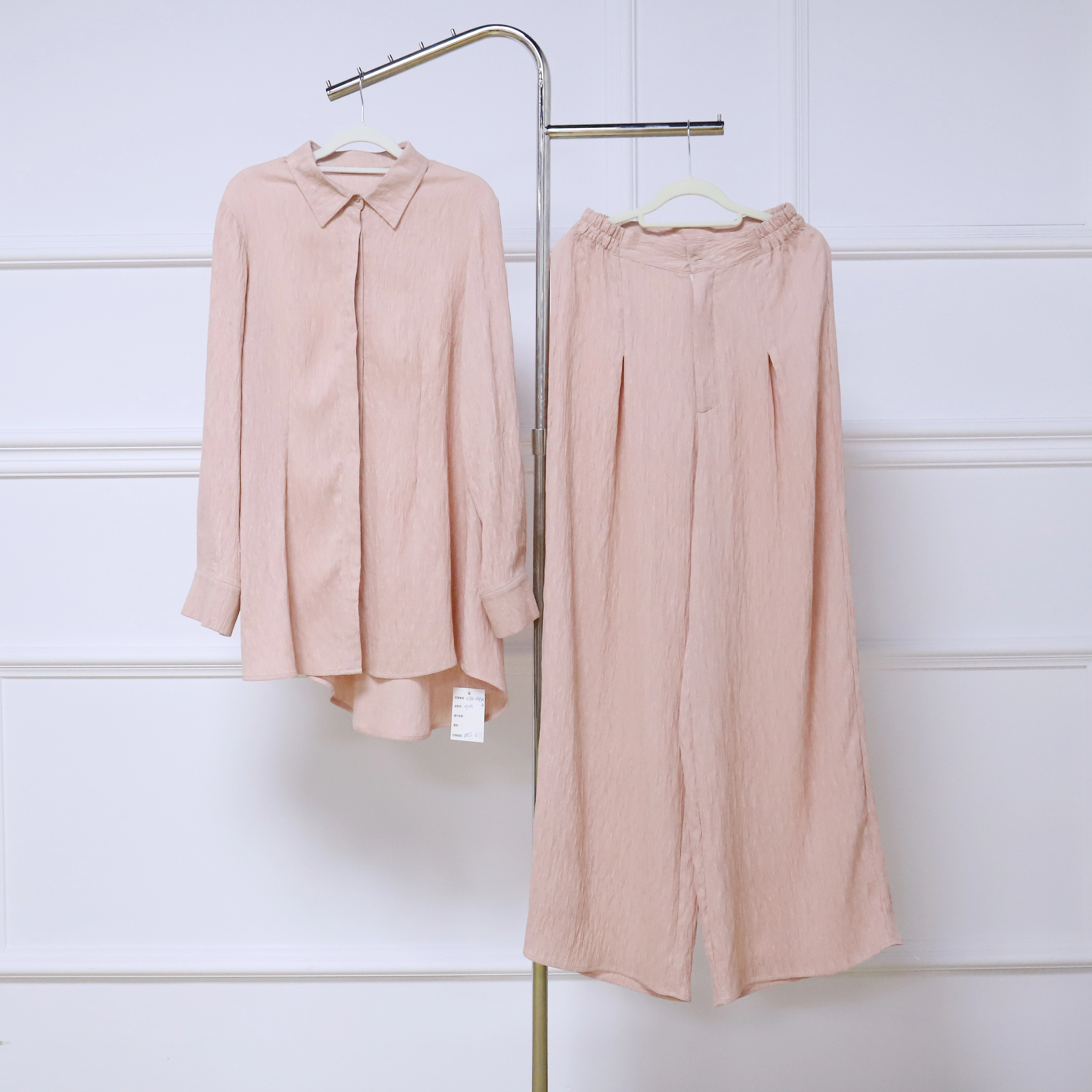 Chemisier et pantalon deux pièces pour femmes musulmanes, couleur unie, Simple, grande taille, vêtements islamiques modestes, dernière collection 2024 1