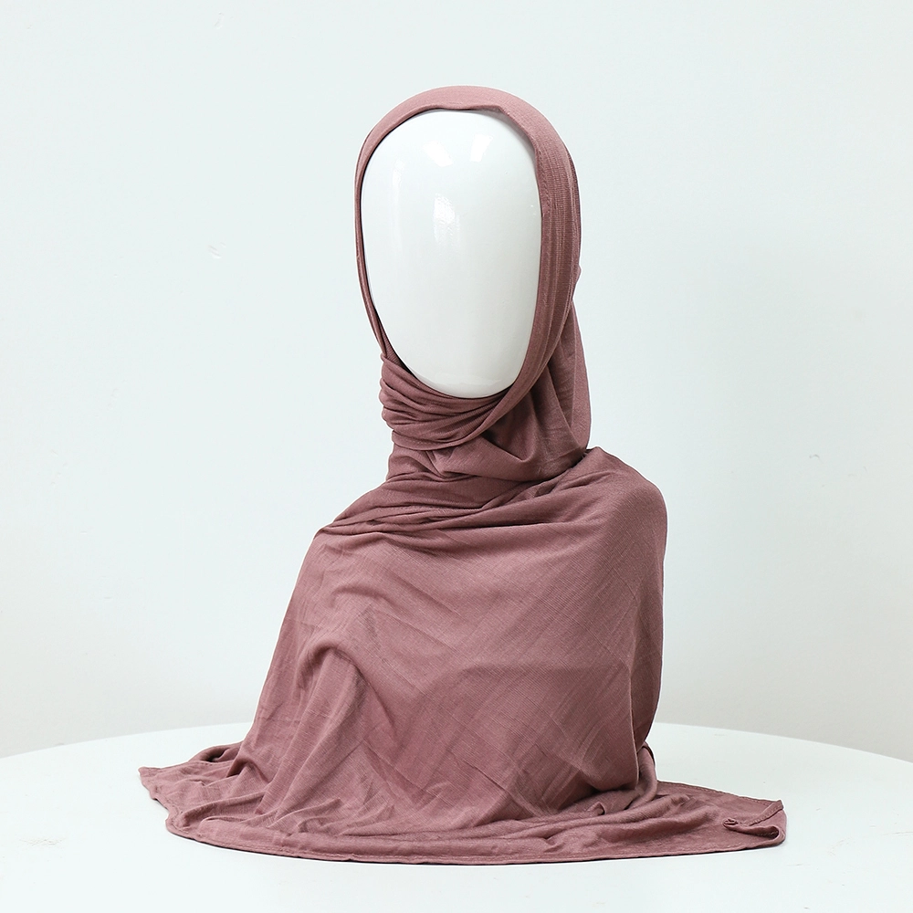 Offre spéciale coton Jersey matériel respirant écharpe musulmane Jersey Hijab pour les femmes musulmanes jersey lightroom 1