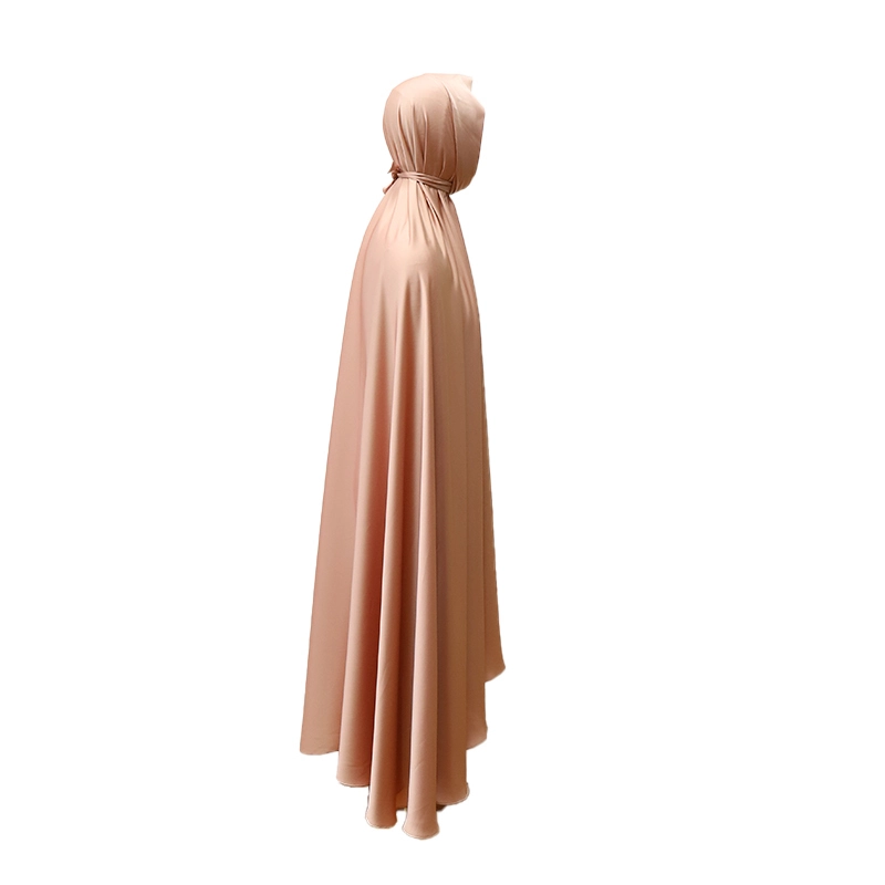 Ensemble deux pièces Hijab Long Thobe Abaya pour femmes musulmanes, couverture complète, nouvelle collection 2024 1