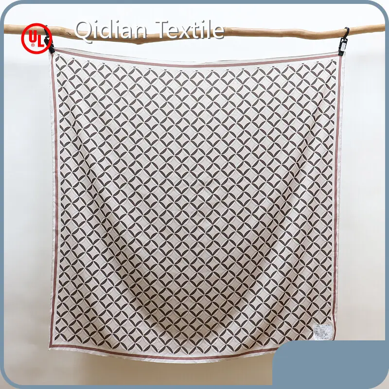 For Sale Square Hijab Chiffon by Qidian Textile 1