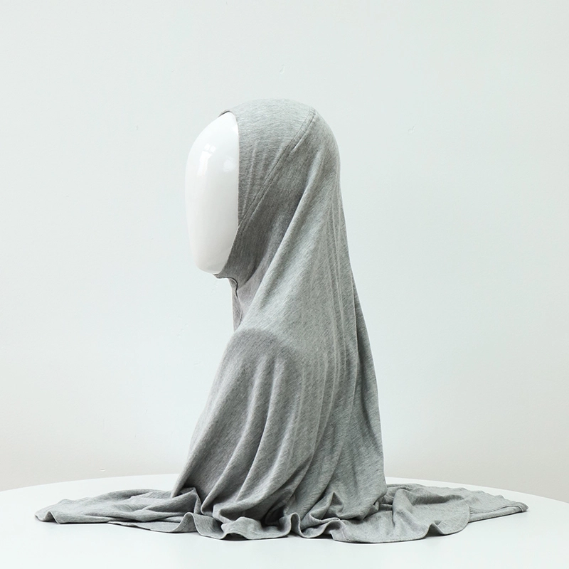 Jersey de coton doux personnalisé prêt à porter instantanément malaisie femmes musulmanes Hijab écharpe châle 1