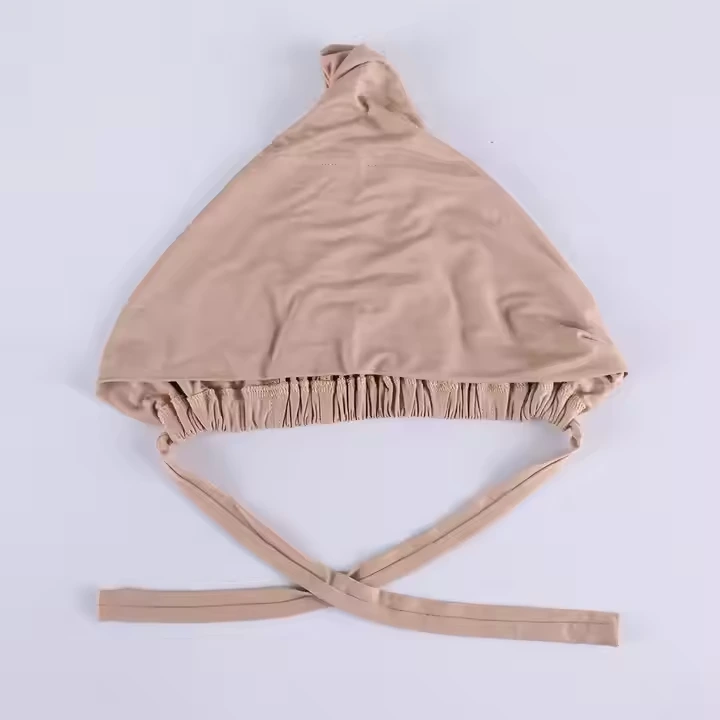 Sous-écharpe en Jersey de bambou et Silicone pour femmes musulmanes, points antidérapants personnalisés à l'intérieur 1