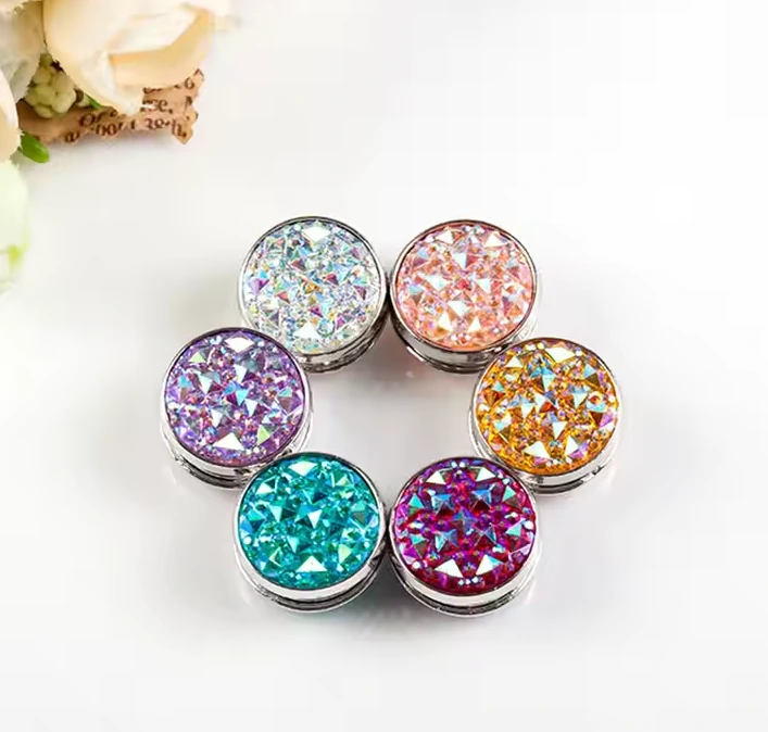 Factory bling star scarf pins for Muslim women fashionable hijab brooches strong magnet pins 1