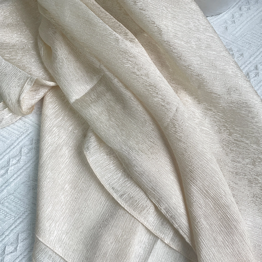 Foulards en mousseline de soie uni de couleur unie châles hijab en mousseline de soie sergé pailleté 1