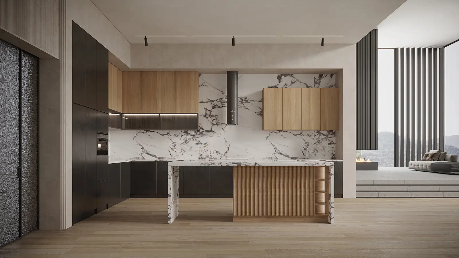 Mobile da cucina moderno su misura 1