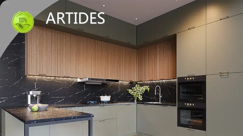 خزائن المطبخ المخصصة بالجملة ARTIDES العلامة التجارية 1