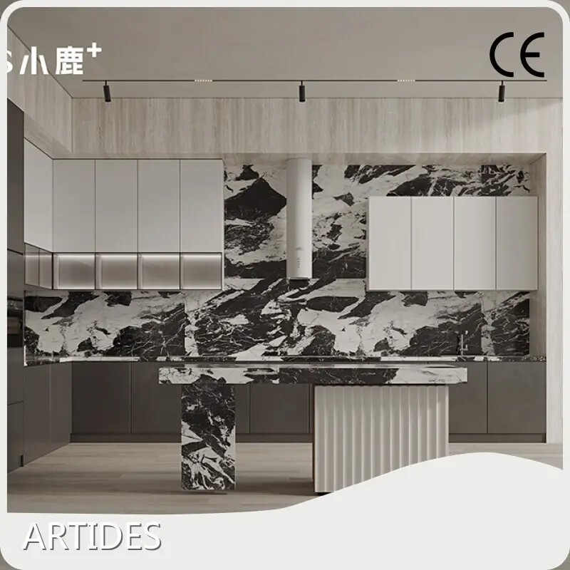 مصنعو الخزانات شبه المخصصة ماركة ARTIDES / الكاري الكريمي 1