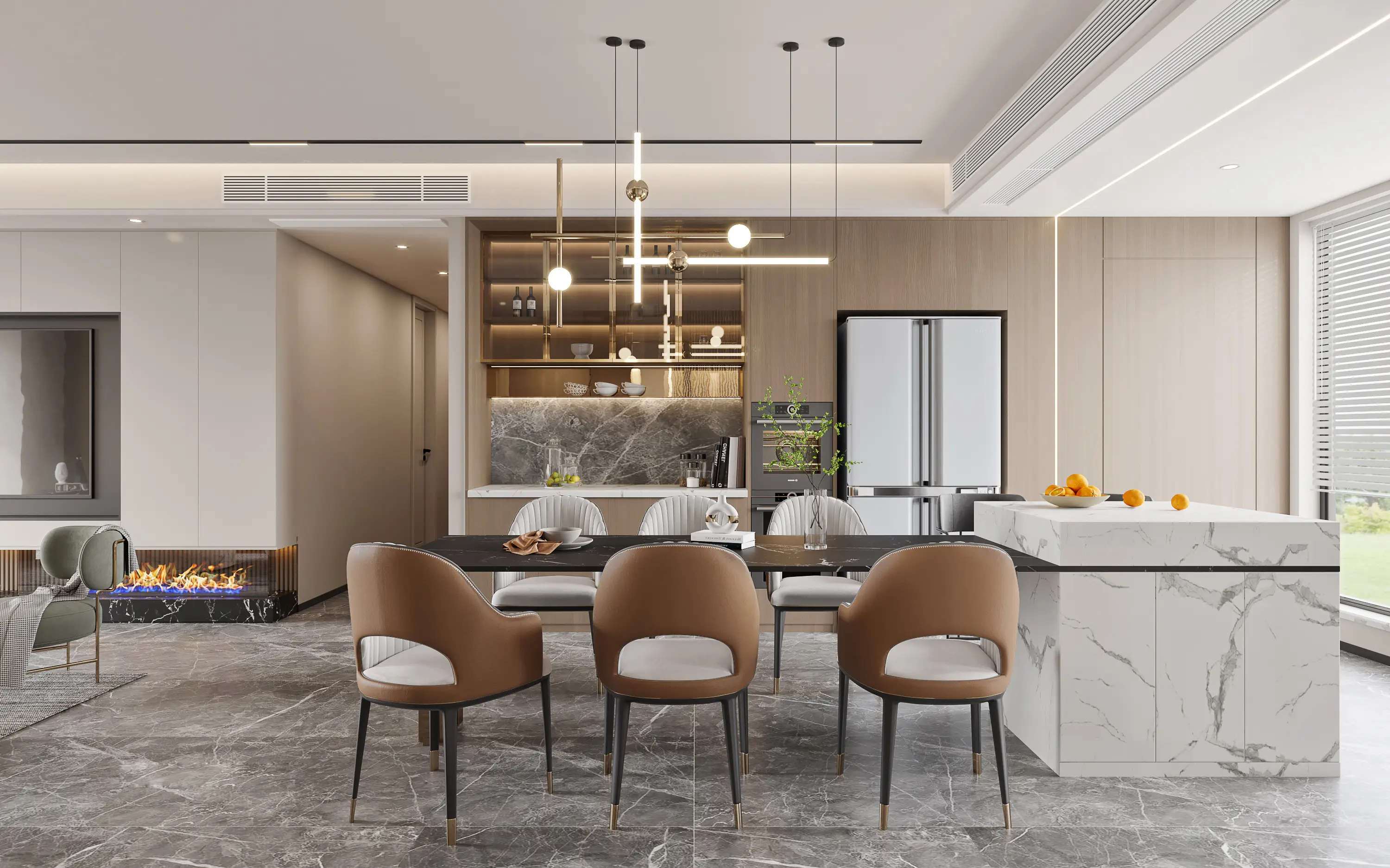 Nuevo Gabinetes de cocina de madera maciza contemporáneos de roble y cerezo con diseño de Color personalizado, gabinetes de cocina de madera para interiores 1